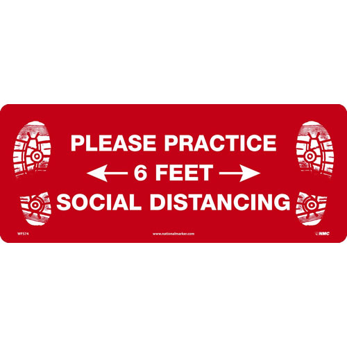 Please Wait Here, Keep a Safe Distance… Are Social Distancing Signs the New Normal?