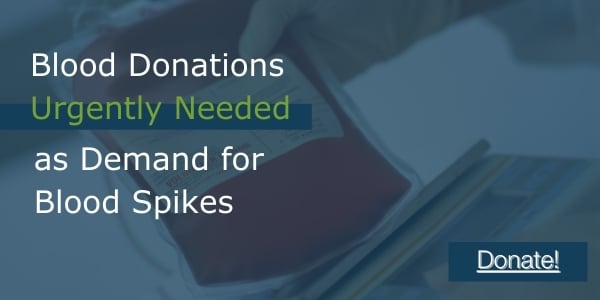 Donations Urgently Needed as Blood Supply Drops to Unprecedented Levels