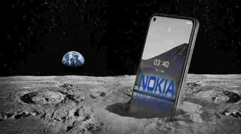 Nokia on the moon