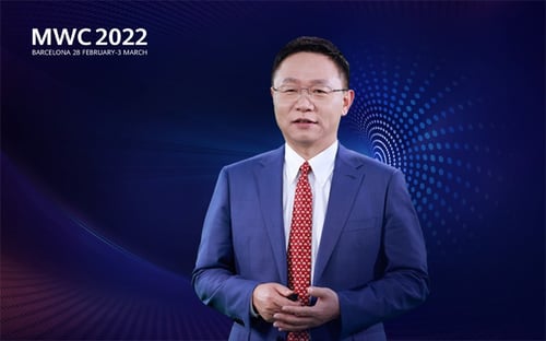 2022.03.01. Дэвид Ван, исполнительный директор Huawei, на MWC 2022
