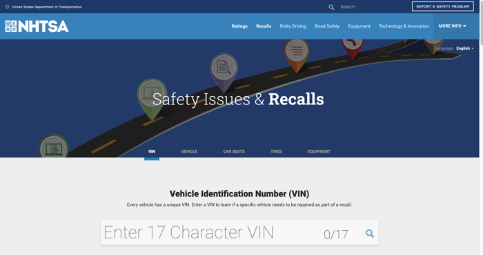 NHTSA Wants To Know About Your Vehicle Problems