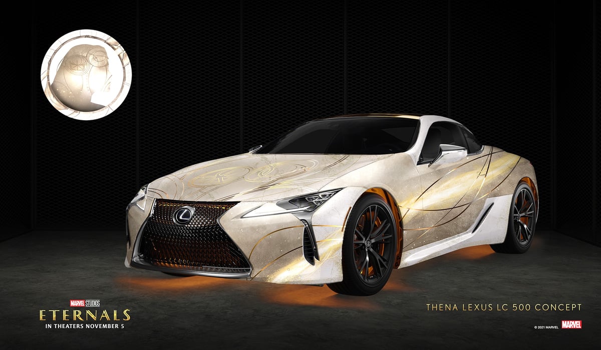 Lexus Reveals Themed Marvel 'Eternals' Vehicles