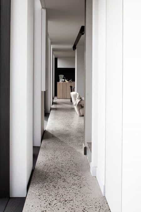 terrazzo flooring hallway ideas