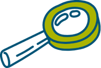 magnifying-glass decorative