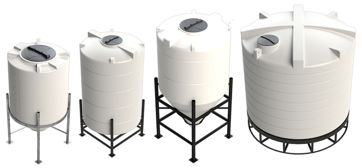 Selection of cone tanks from Enduratank