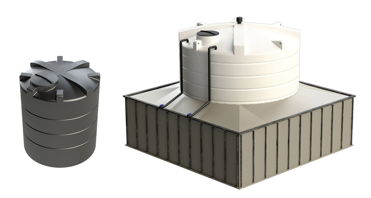 Insulated and bunded tanks