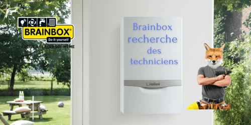 Brainbox recherche des techniciens en chauffage (agréés G1)