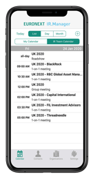 IR Manager mobile