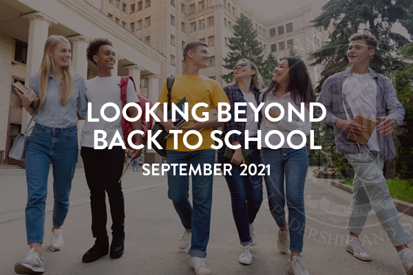 Looking Beyond Back to School: NSLS August 2021 News