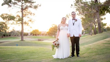 Sierra & Zeke's Wedding on July 31, 2020, at Ocotillo Oasis, AZ