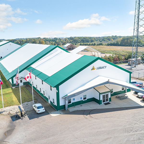 Office building and fabric plant