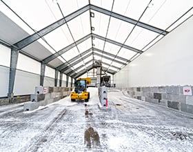 agricultural salt storage building