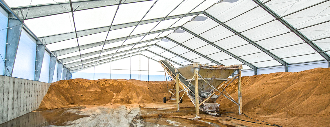 bulk storage building