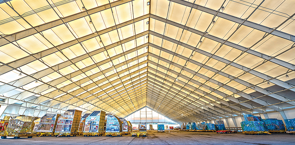 DHL Express Logistics Staging Pavilions