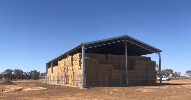 What's the best way to store hay?