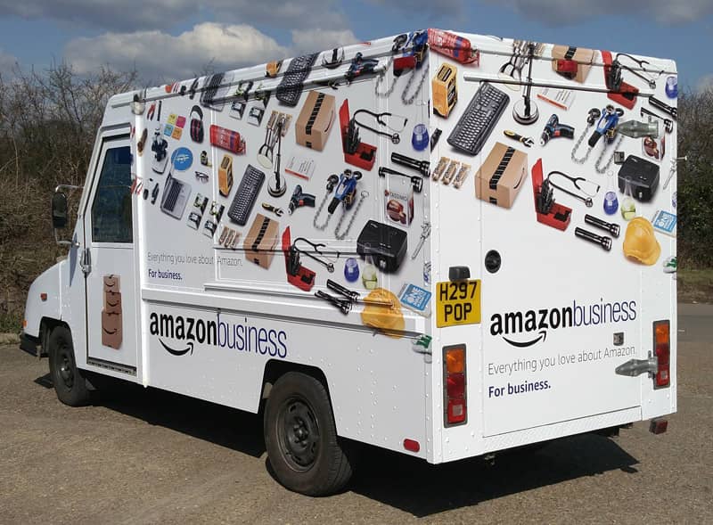 Amazon Wrapped Vehicles