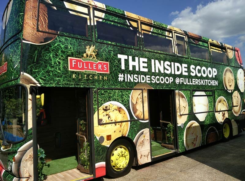 The Inside Scoop Double Decker Bus