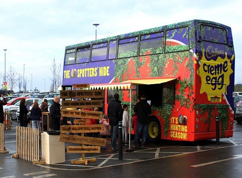 Cadbury Creme Egg Bus UK Tour