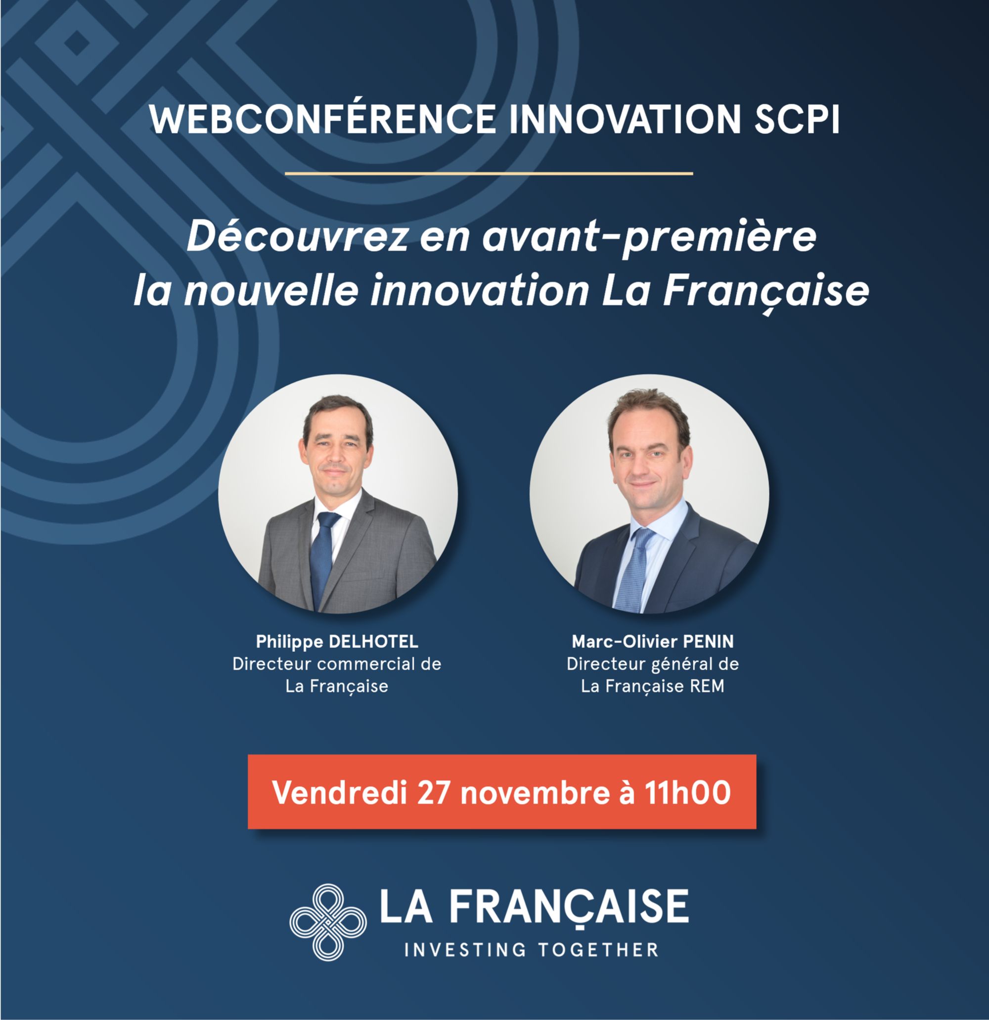 Webconference - découvrez en avant-première la nouvelle innovation SCPI La Française