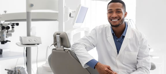 dentist in office