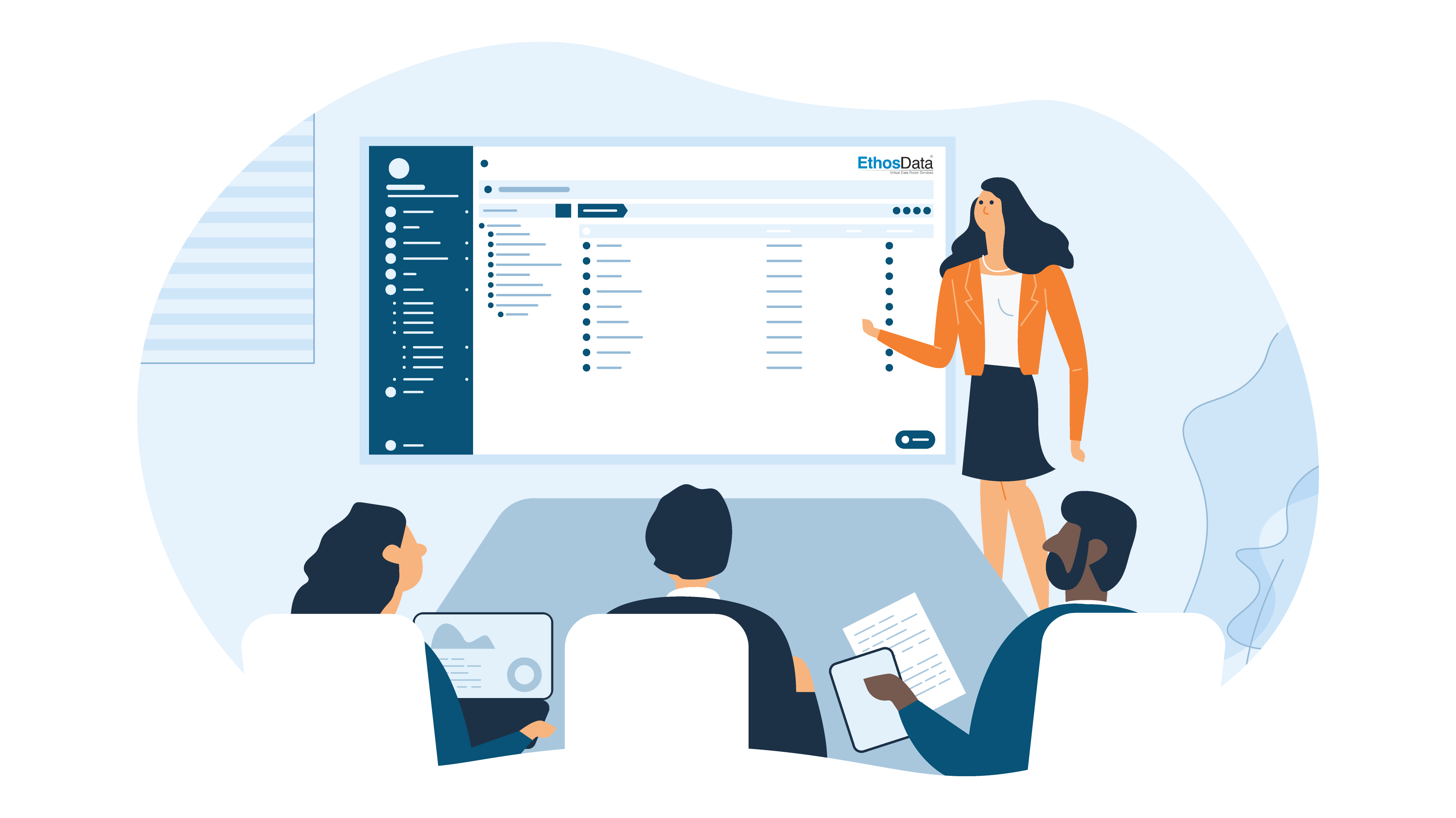 Virtual data room platform - EthosData