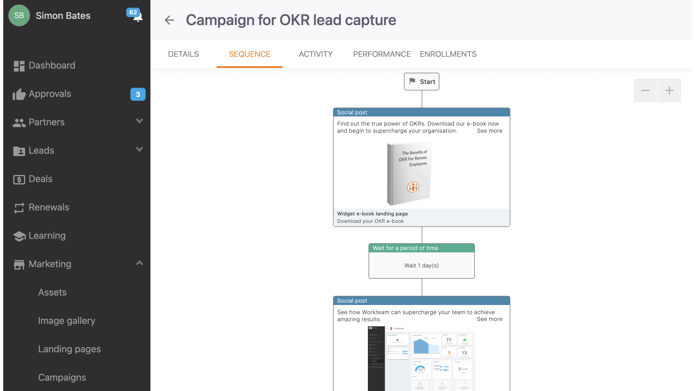 Provide "through partner" marketing campaigns