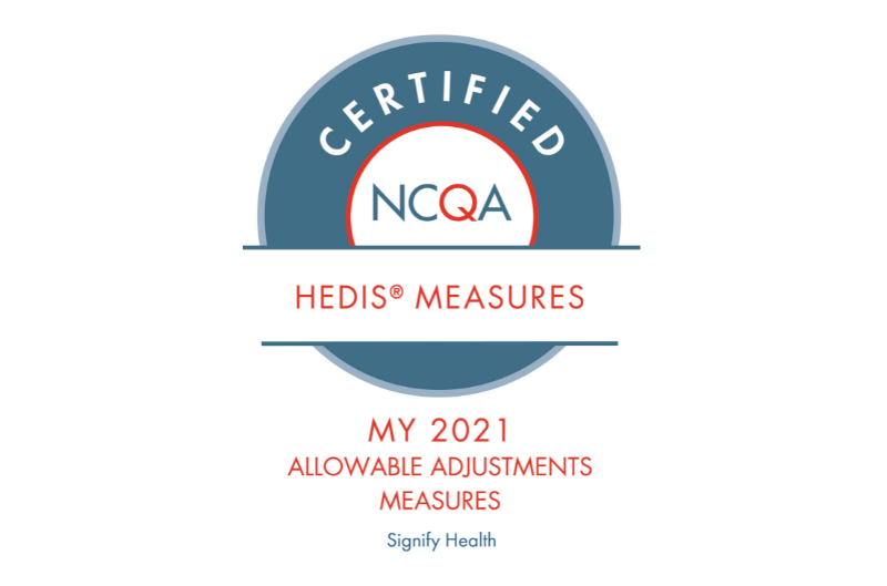 NCQA HEDIS certification logo