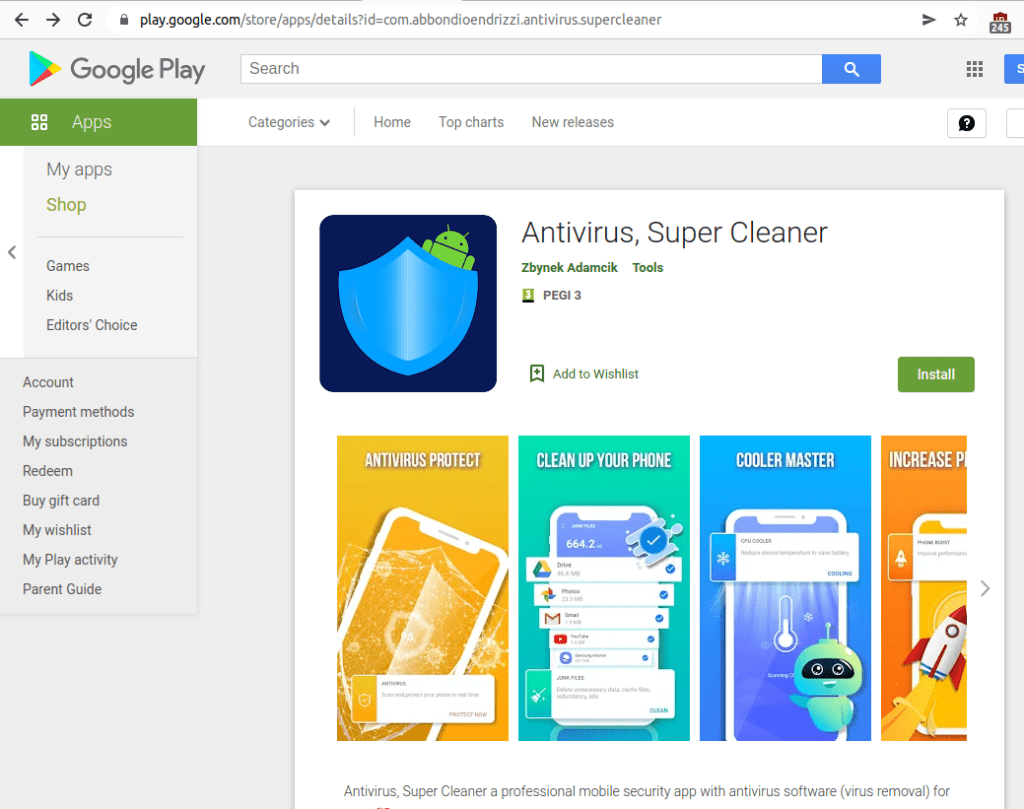Антивирусное приложение в Android Market содержит троян SharkBot