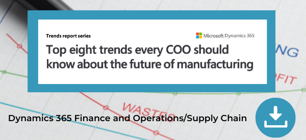 Top Eight Trends every COO Should Know about the Future of Manufacturing