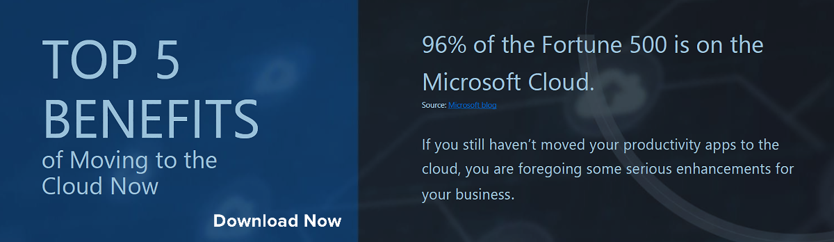 Top 5 Benefits of the Cloud