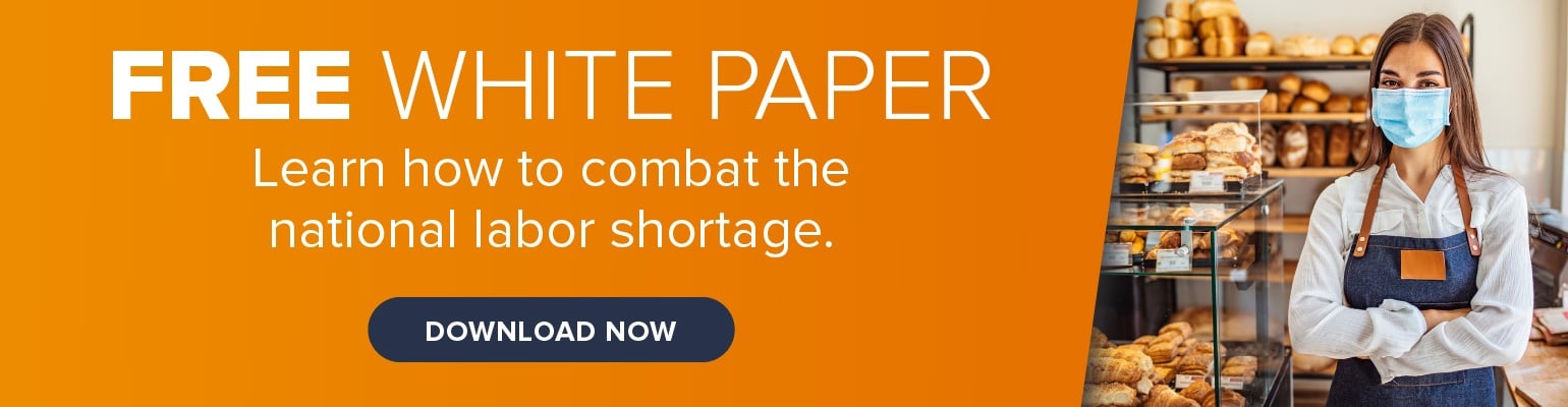 Learn how to combat the national labor shortage. Download the whitepaper!