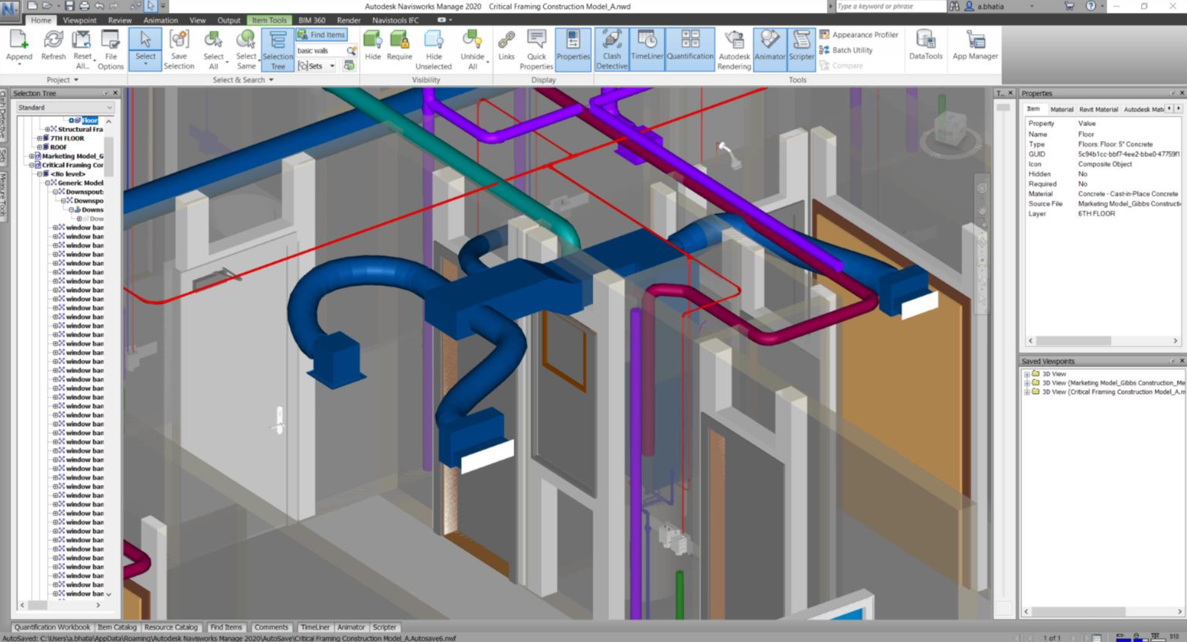 StrucSoft FrameLab clash detection