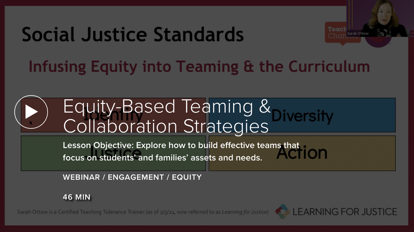 Equity-Based Teaming & Evaluation