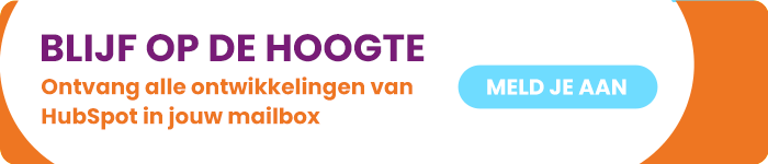 inschrijven hubspot nieuwsbrief