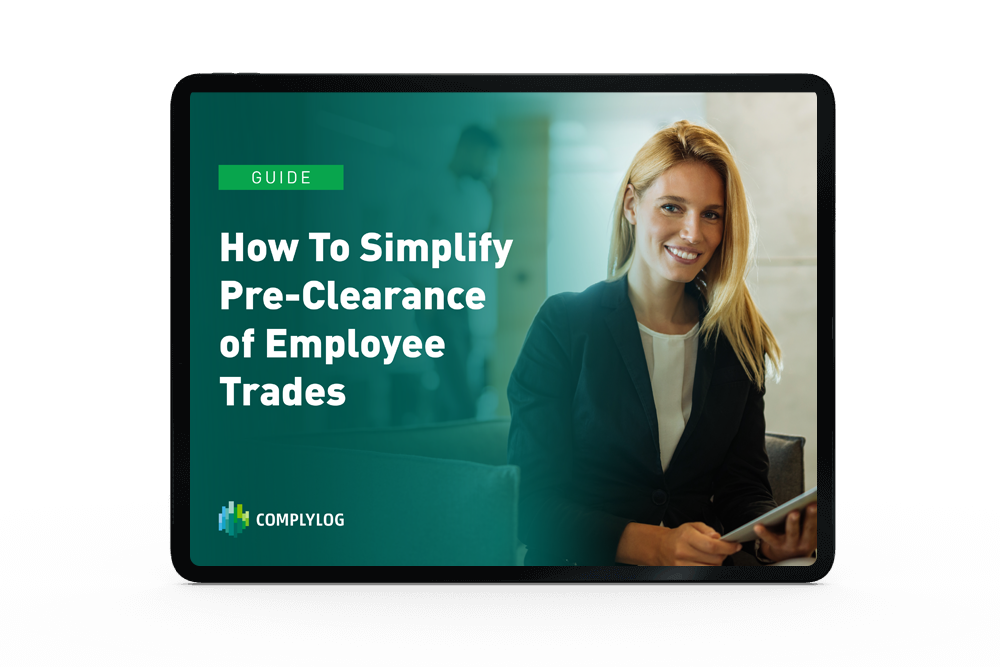 Cover Compliance Guide Simplify Pre-Clearance Employee Trades 