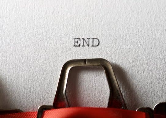 Typemachine met end