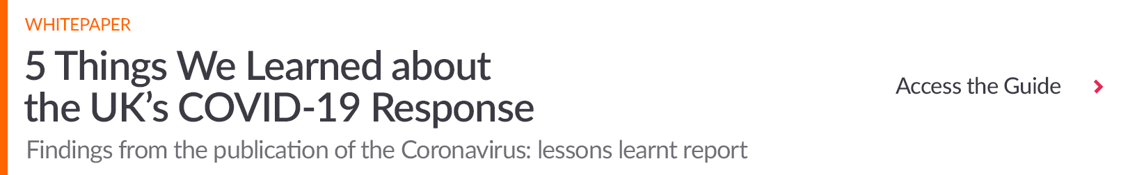Download 5 Things We Learned about the UKs COVID 19 Response Guide