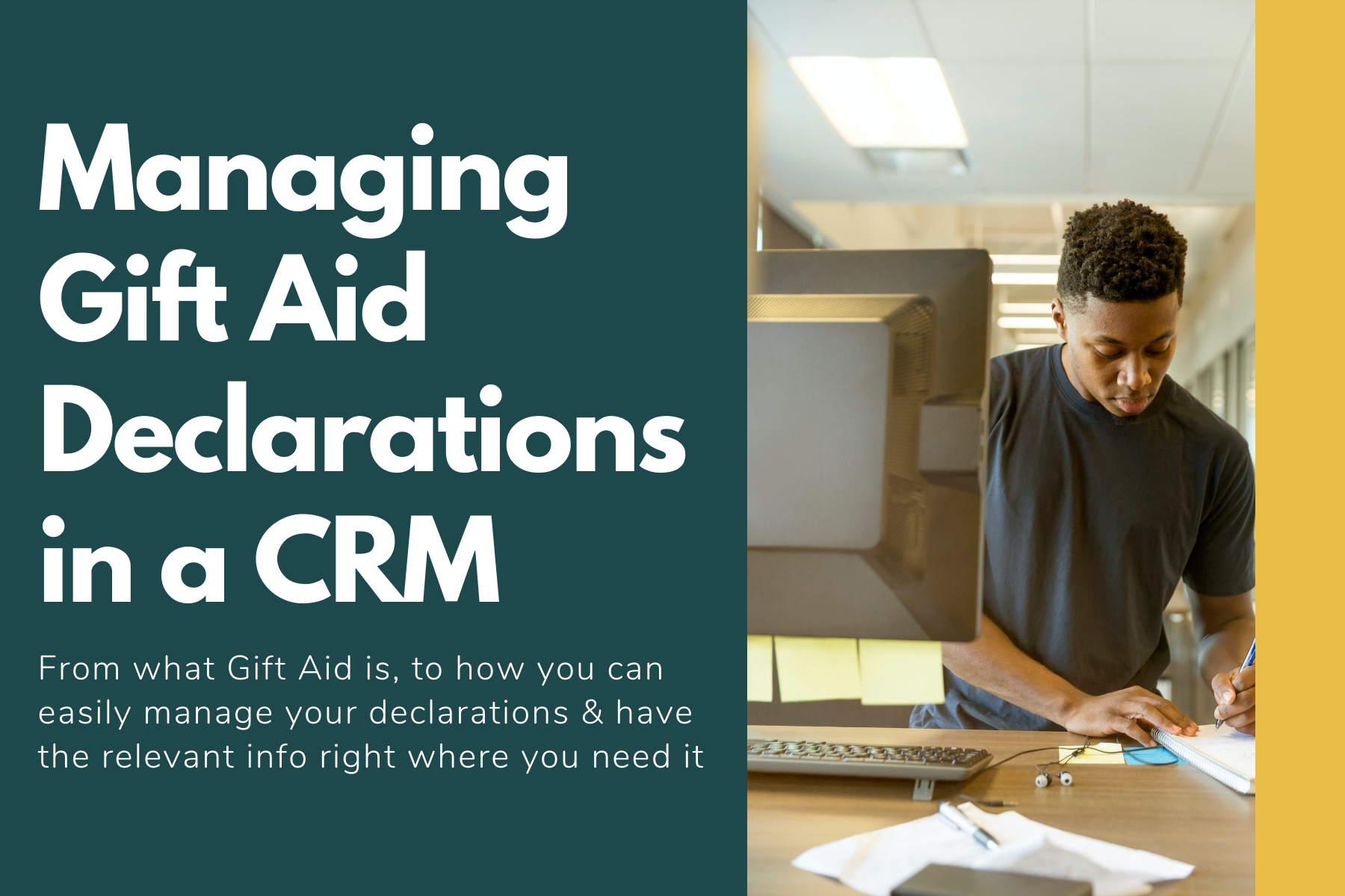 Managing Gift Aid Declarations in a CRM