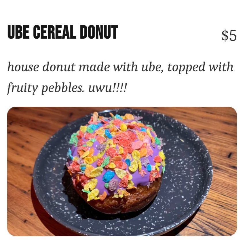 Ube Cereal Donut