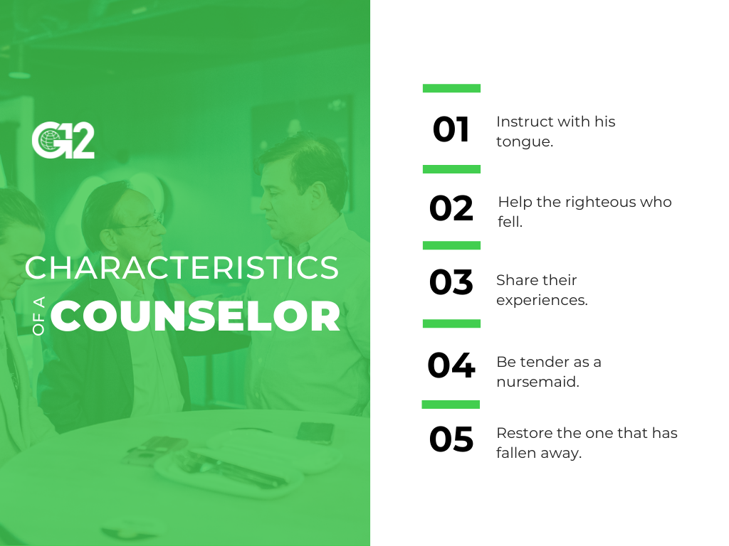 CHARACTERISTICS OF A COUNSELOR