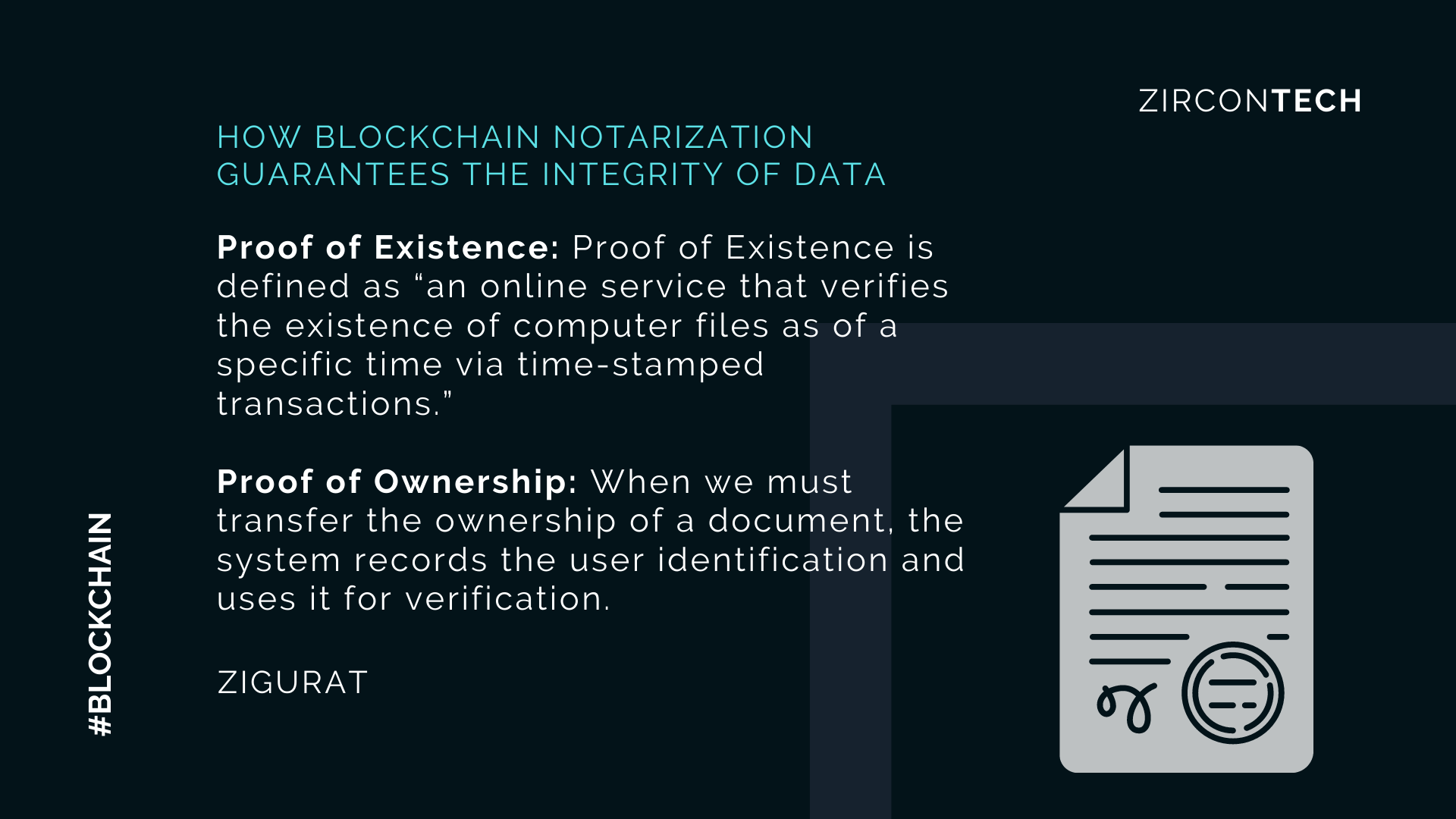 How Blockchain Notarization guarantees the integrity of data