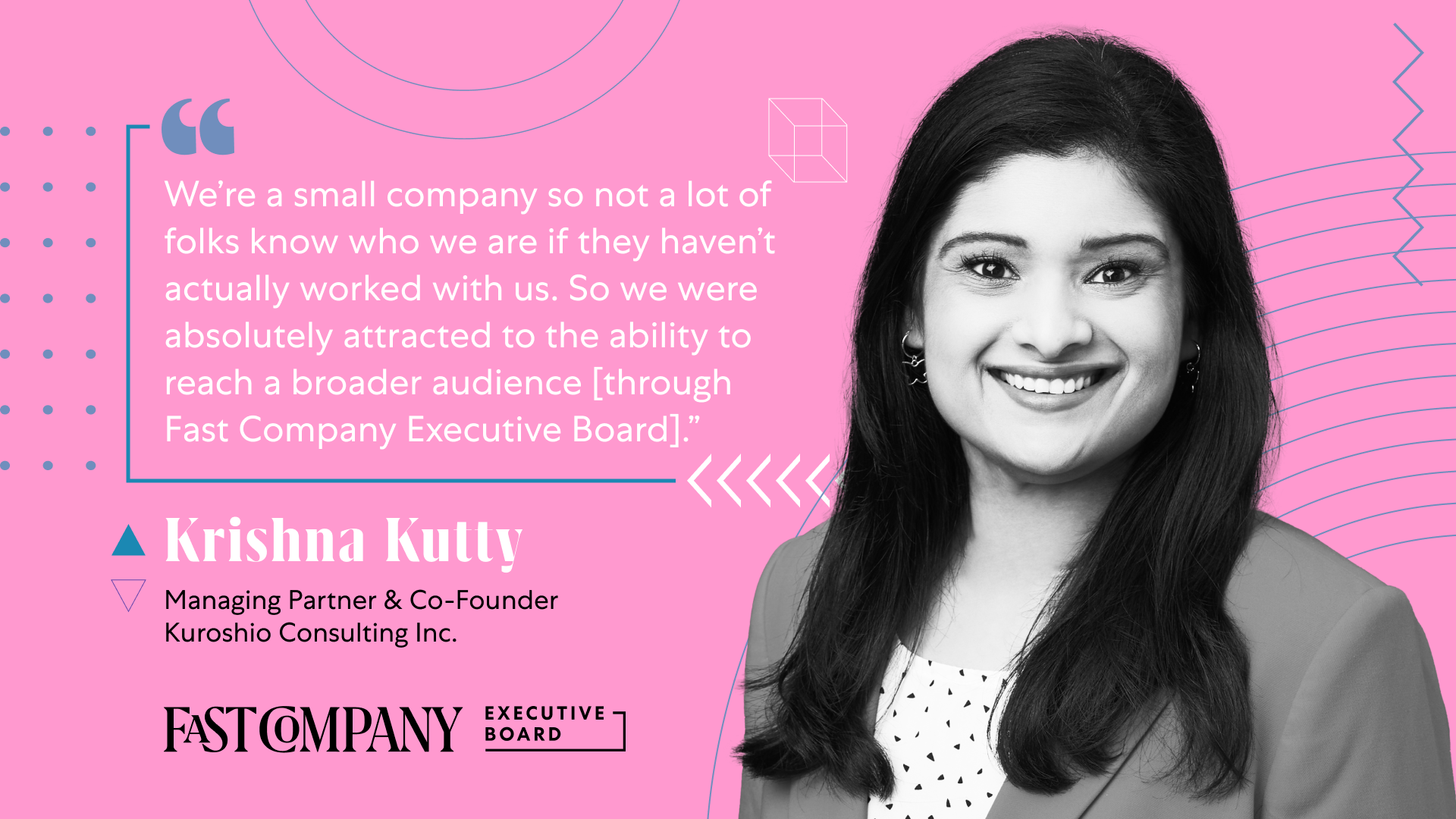 Through Fast Company Executive Board, Krishna Kutty Reaches a Wider Audience for Thought Leadership