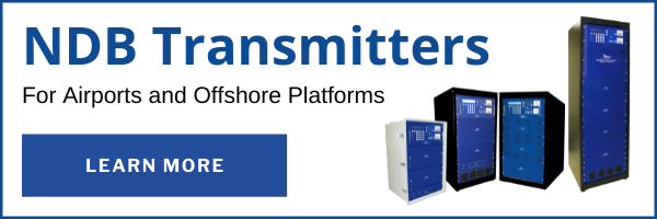 NDB Transmitters for airports and offshore platforms